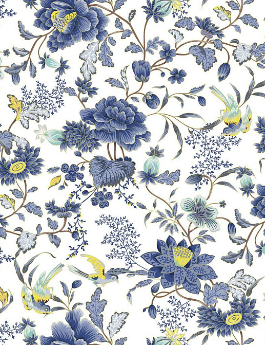 Ткань Marufabrics Florium Amorilas/Blue