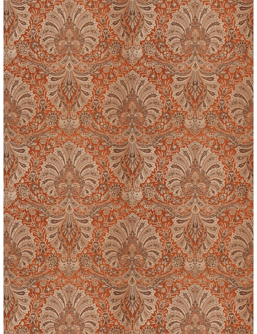 Ткань Stroheim Palace Silks Amber Glow Calvert paisley/Sienna