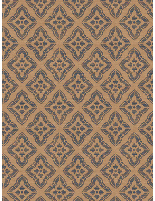 Ткань Fabricut Isabelle De Borchgrave-Color Ocean Stucco diamond/Batik