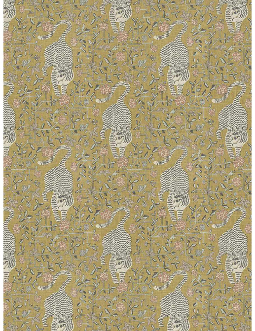 Ткань Fabricut Lemieux Material Archive Heirloom Neutrals Troyes/Ochre