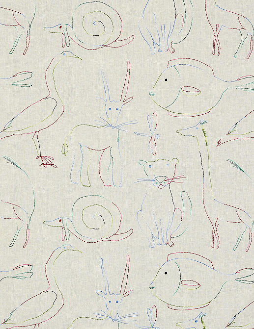 Ткань Pierre Frey Bestiaire Enchante F3558001