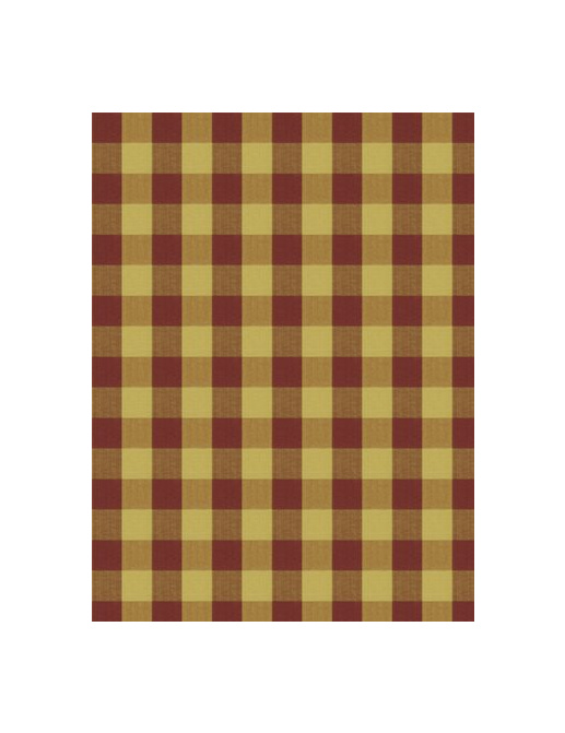 Ткань Stroheim Charles Faudree Biron Strie Check Biron strie check/Red & gold