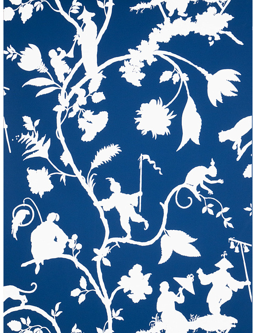 Обои Stroheim Blue & White 6023301