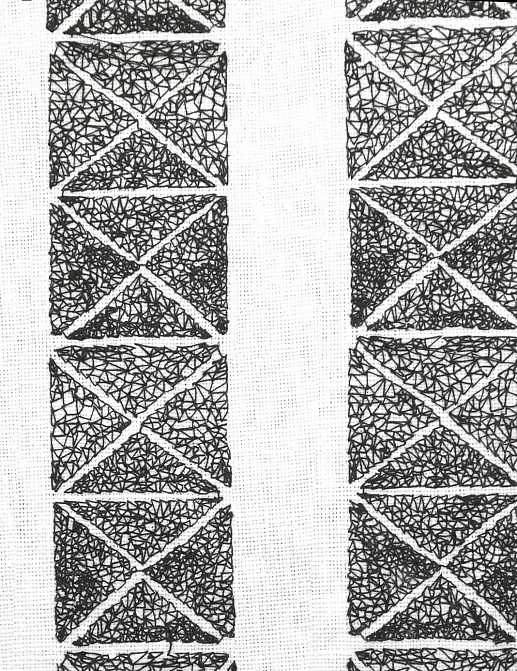 Ткань Clarke & Clarke Black + White F0885/01