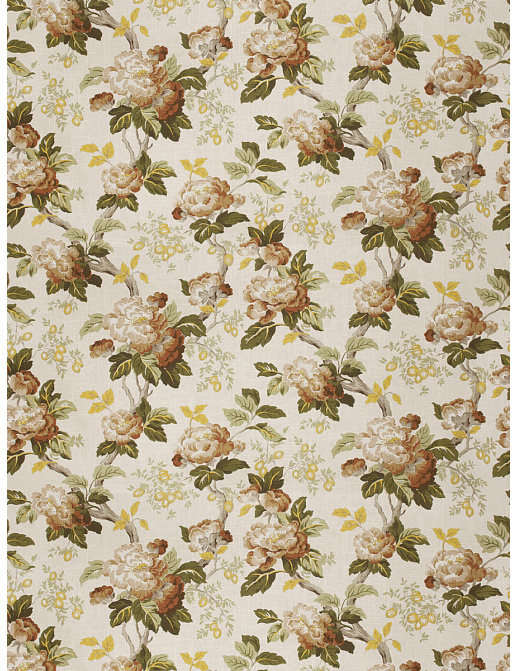 Ткань Fabricut Charlotte Moss Canvas York/Chestnut