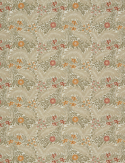 Ткань William Morris At Home Kelmscott Gardens Volume I Larkspur/Acorn