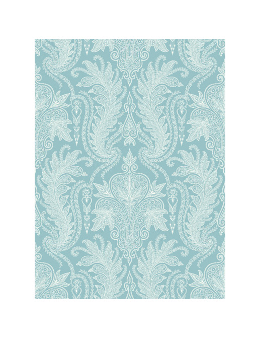 Обои Jaima Brown Chanticleer Persia-aqua-white