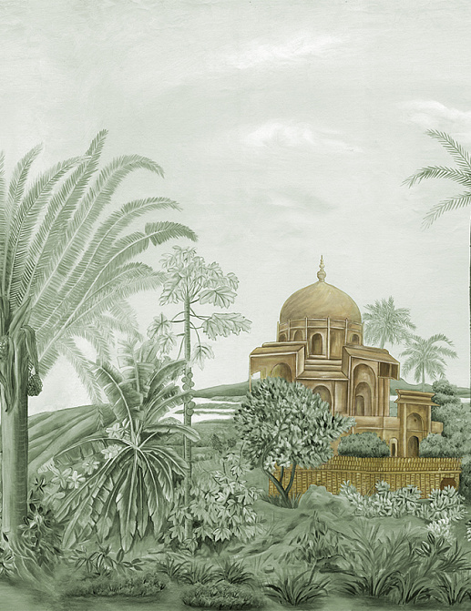 Панно и фотообои Faboie Silk Painting 4 F-SN4083