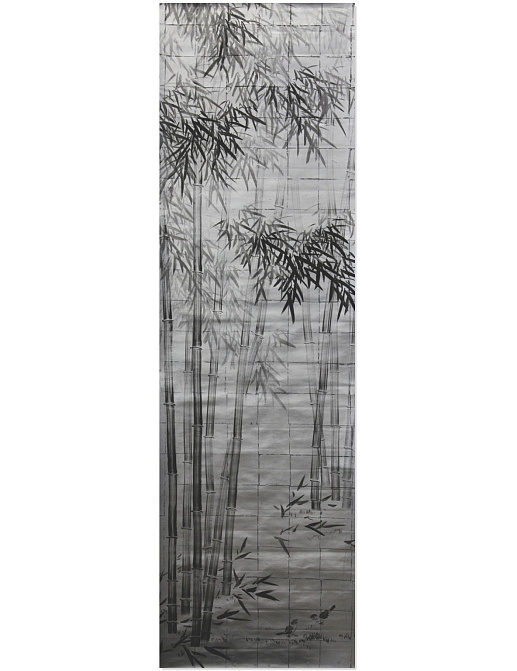 Обои Paul Montgomery Studio Fine Painted Wallpapers Bamboo in Mist