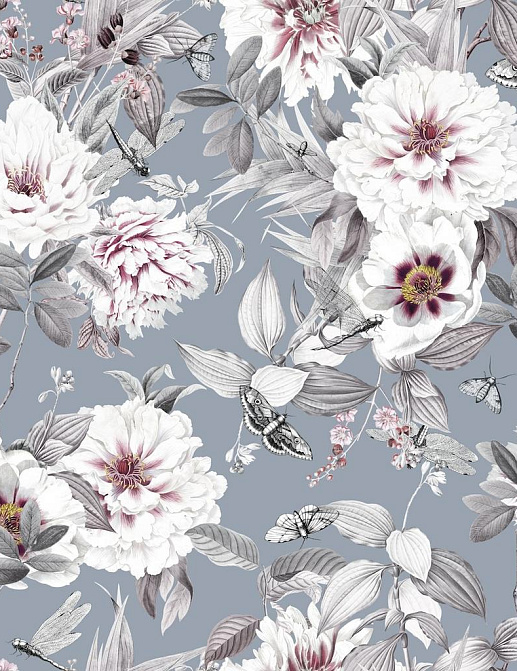 Ткань Marufabrics Florium 02007/Blue