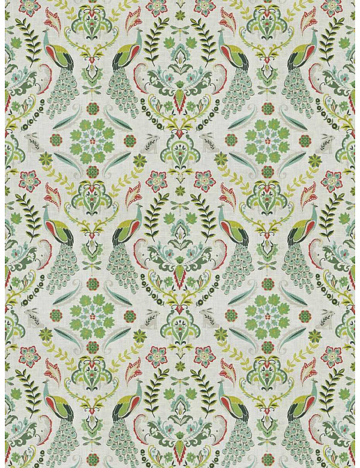 Ткань Trend Echo Citrus/Coral 05132/GreenGarden