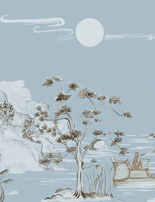 Панно и фотообои Faboie Silk Painting I F-SN3003