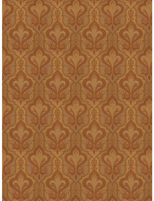 Ткань Fabricut Vignettes Vol.XIV Exotic Red Imagination/Saffron
