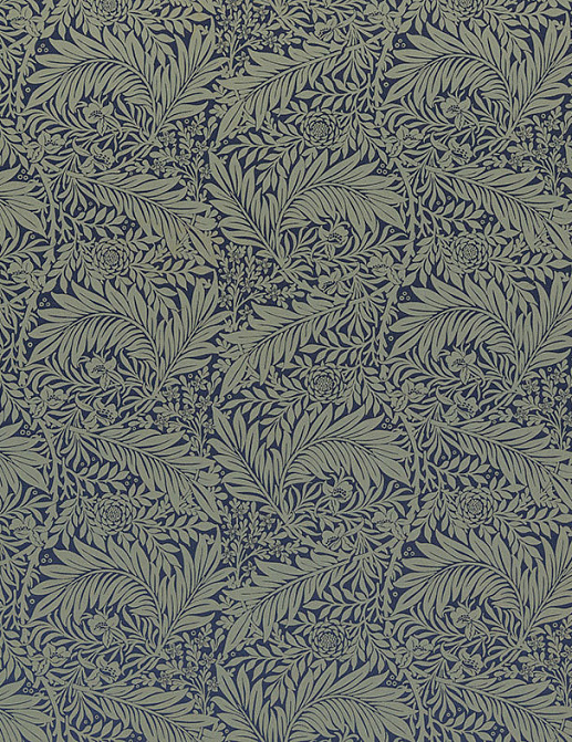 Ткань William Morris At Home Kelmscott Gardens Volume II Larkspur Woven/Indigo