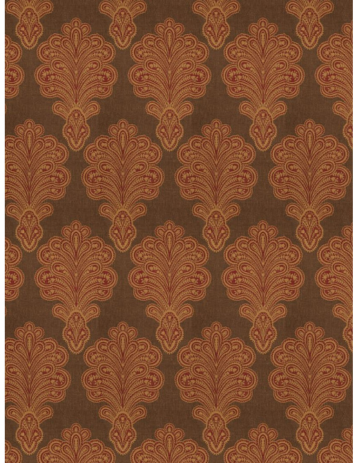 Ткань Fabricut Vignettes Vol.XIII Ruby Galba grand/Tabasco
