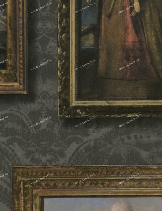 Обои Andrew Martin Museum Gallery A+B+C/Charcoal
