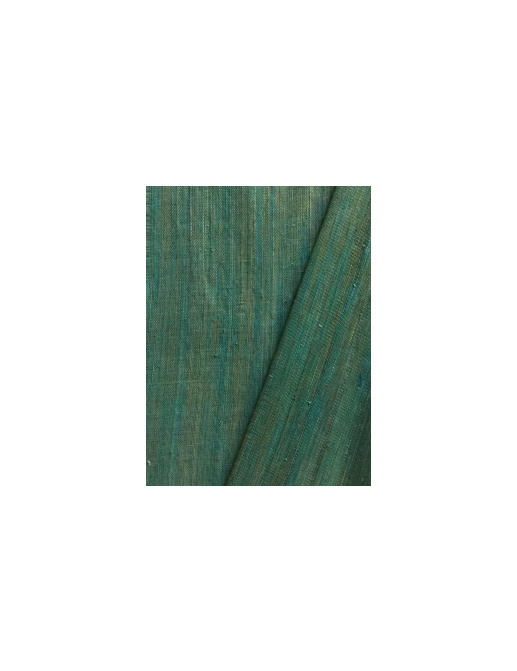Ткань Bisson Bruneel Panama Cuba Cuba-Havane/Turquoise