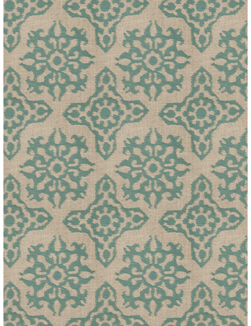 Ткань Fabricut Charlotte Moss Watercolor Bergamo/Peacock