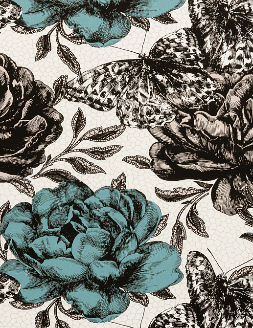 Ткань Clarke & Clarke Floribunda F0473/01