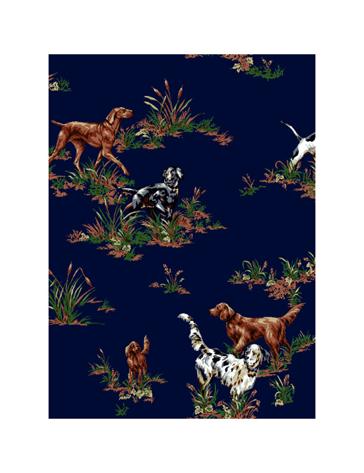 Обои Jaima Brown Retreat Midnight-Navy