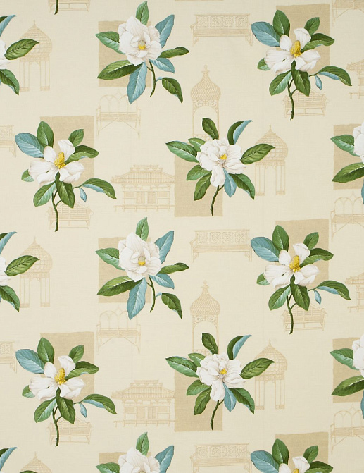 Ткань Sanderson Parchment Flowers DPFPGR202