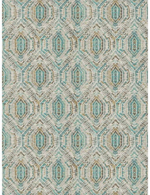 Ткань Fabricut Color Studio Vol.VIII Peacock Flea market/Teal