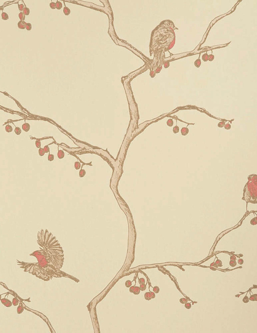 Обои Barneby Gates Book vol.1 BG0300102/The English Robin/Parchment