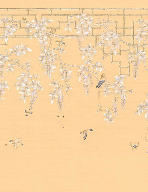 Обои Paul Montgomery Studio Fine Painted Wallpapers Wisteria