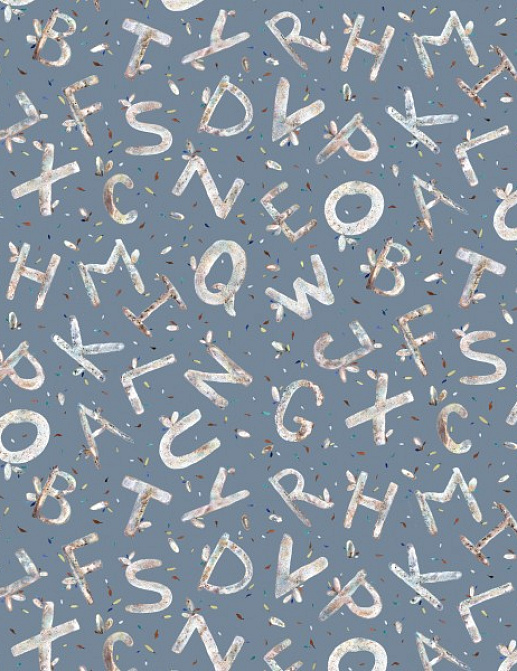 Обои Yana Svetlova Wallcoverings Art Prints ALPHABET06/RIVER
