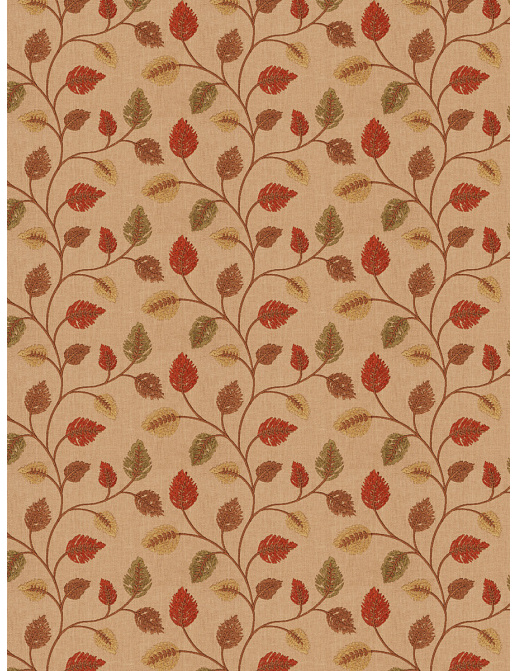Ткань Fabricut Chromatics Vol.XXIV Guava Betting leaves/Autumn