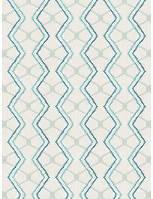 Ткань Fabricut Expressions Vol.V Aqua Madtom/Seaglass