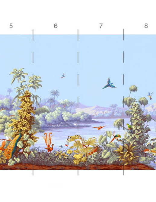 Обои Paul Montgomery Studio Book of Murals (Mural Sources) PN-880-AZ/Fauvist