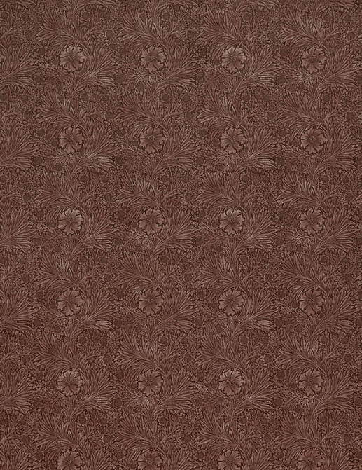 Ткань William Morris At Home Kelmscott Gardens Volume II Marigold Velvet/Berry