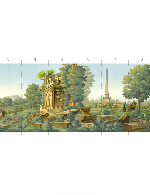 Обои Paul Montgomery Studio Murals For Unique Walls Romanesque/Classic