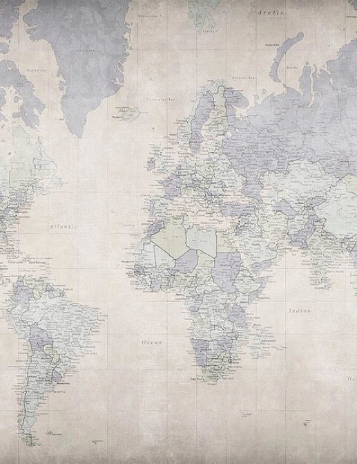 Обои Factura Kids WORLD MAP/5