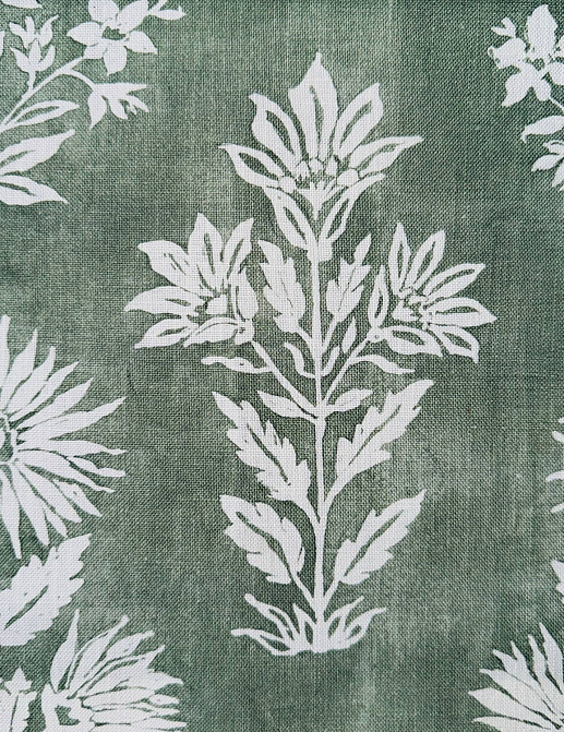 Ткань Galleria Arben Babur FloralBatik/Fennel