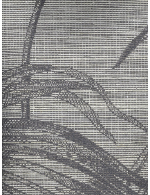 Обои Stroheim Silhouettes Palm Garden Sisal/Slate on Gray