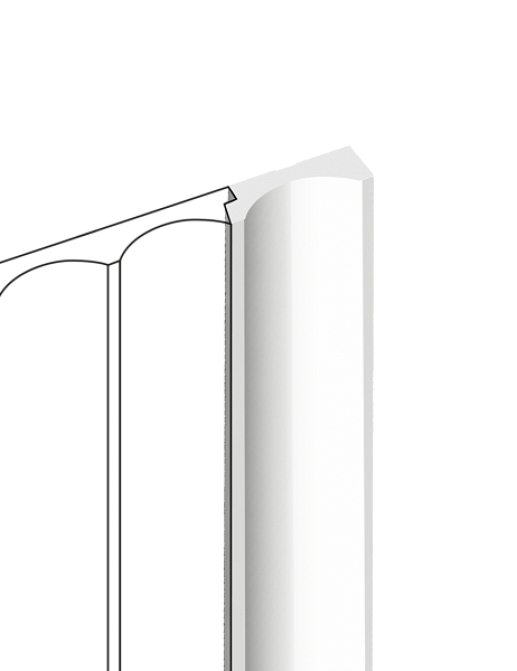 Молдинги HIWOOD Hiwood Decor LF139B/NP Белый