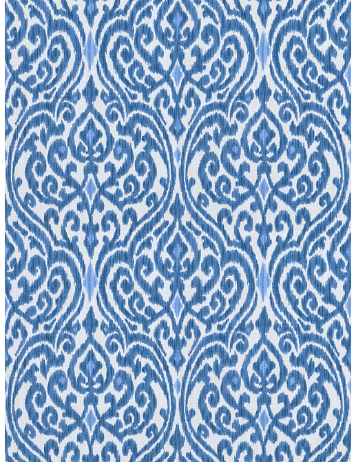 Ткань Fabricut Chromatics Vol.XXIII Sapphire Fava Damask/Indigo