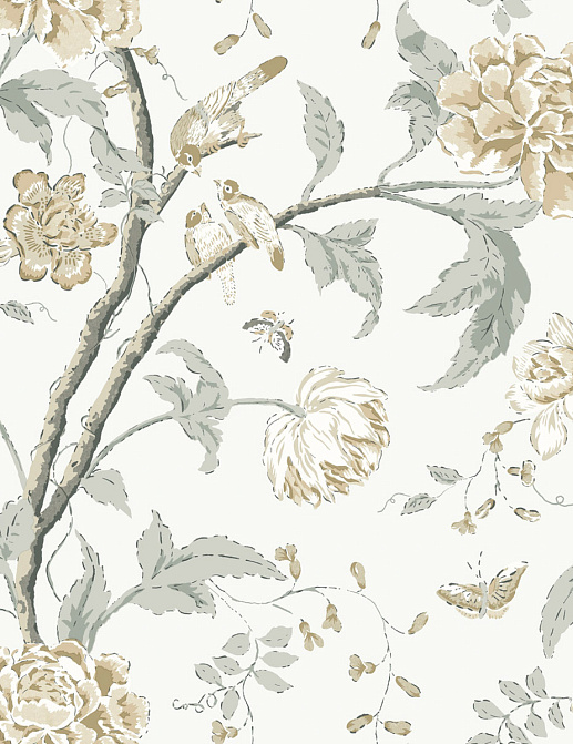 Обои York Blooms II Resource Library BL1783