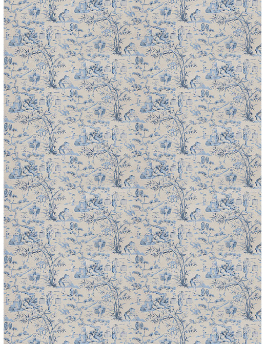 Ткань Fabricut Chromatics Vol.XXIV Navy Blitz toile/Indigo