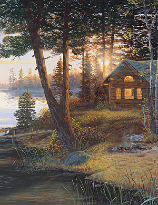 Панно и фотообои York Lake Forest Lodge LM7972M