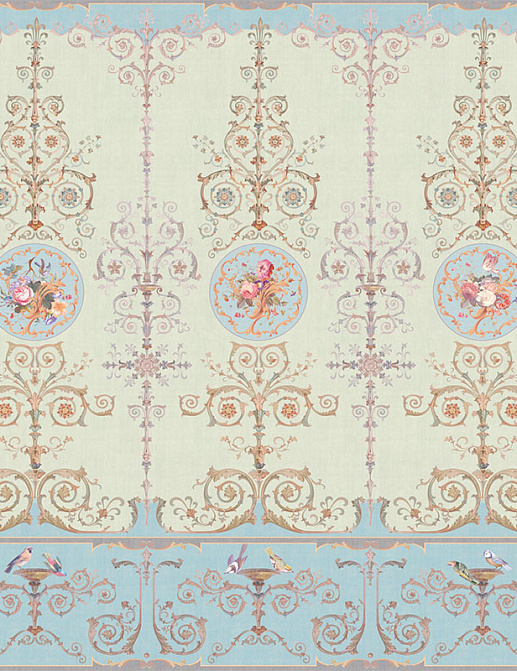 Панно и фотообои Affresco Цветариум Hermitage Color 1