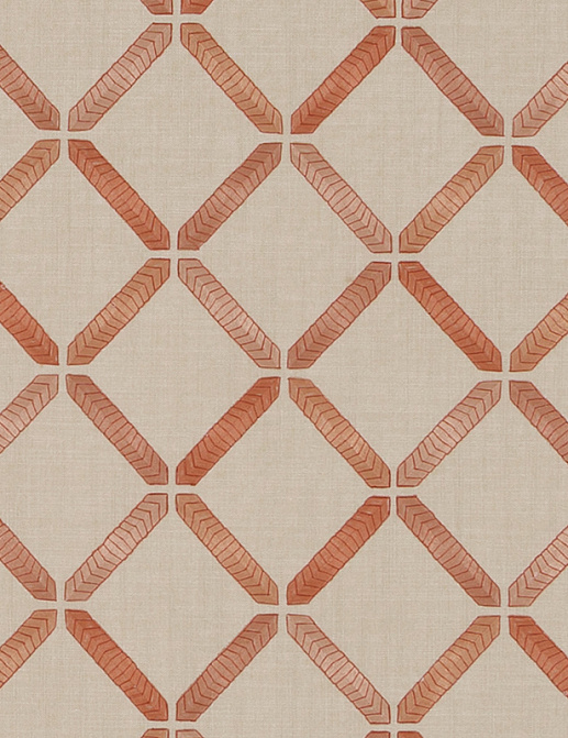 Ткань Duralee Pirouette - Rose Quartz, Strawberry, Sunkist DA61796/3