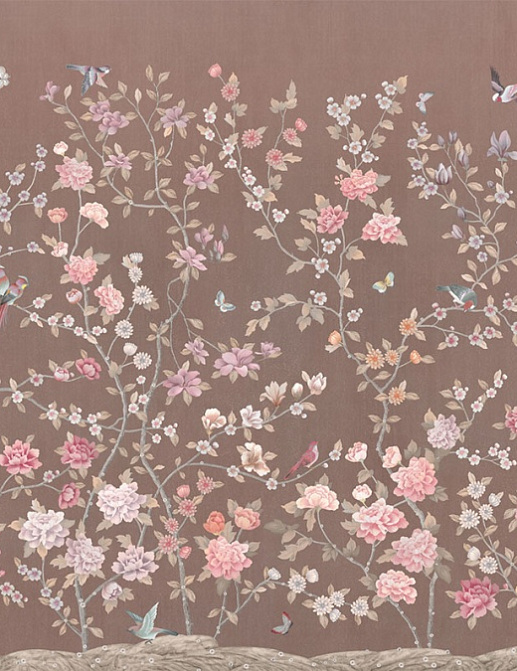 Панно и фотообои Affresco Цветариум Chinese garden Color 4