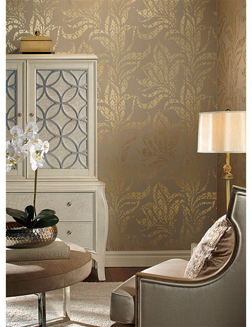 Обои York Silver Leaf II SL5692
