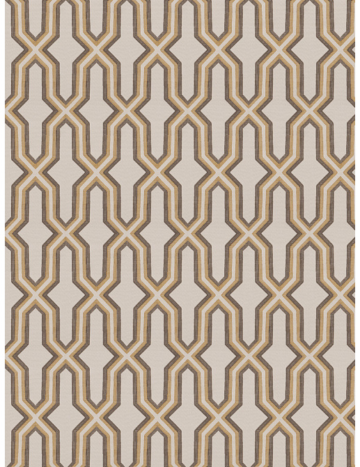 Ткань Fabricut Modern Nuances Vol.II Sesame Sasquatch geo/Gold