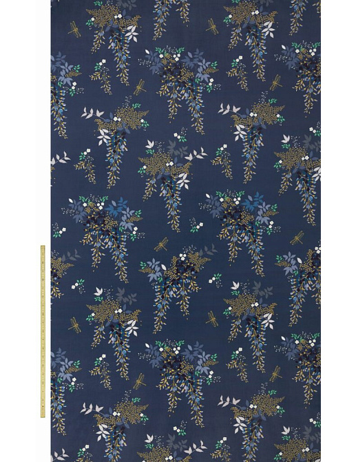 Ткань Sara Miller Volume 1 WisteriaVelvetNavy