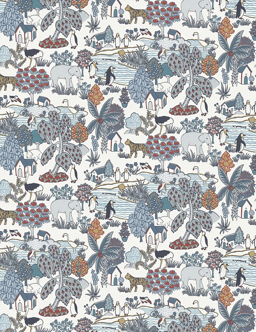 Обои Little Greene Storybook Papers 0231ANBASSO