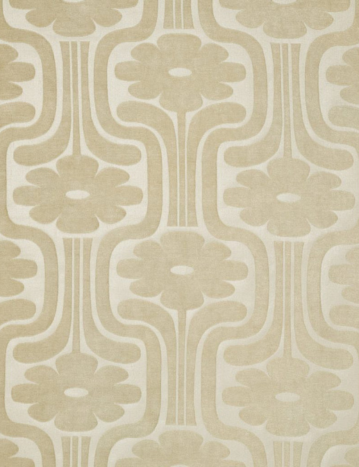 Ткань Orla Kiely Wovens-Volume One WovenClimbingDaisy/Cream